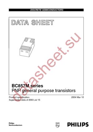 BC857AM T/R datasheet  
